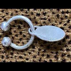 Tiffany & Company Oval Tag Key Ring